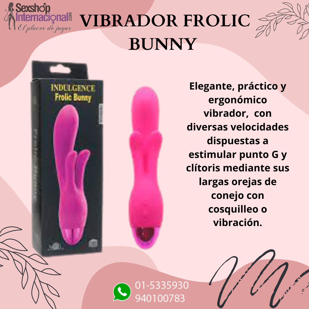 Frolic Bunny Vibrador doble estimulación